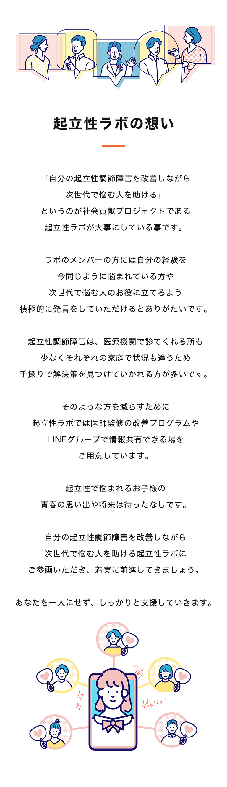 オンライン改善コミュニティ「起立性ラボ」
