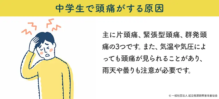 中学生で頭痛がする原因